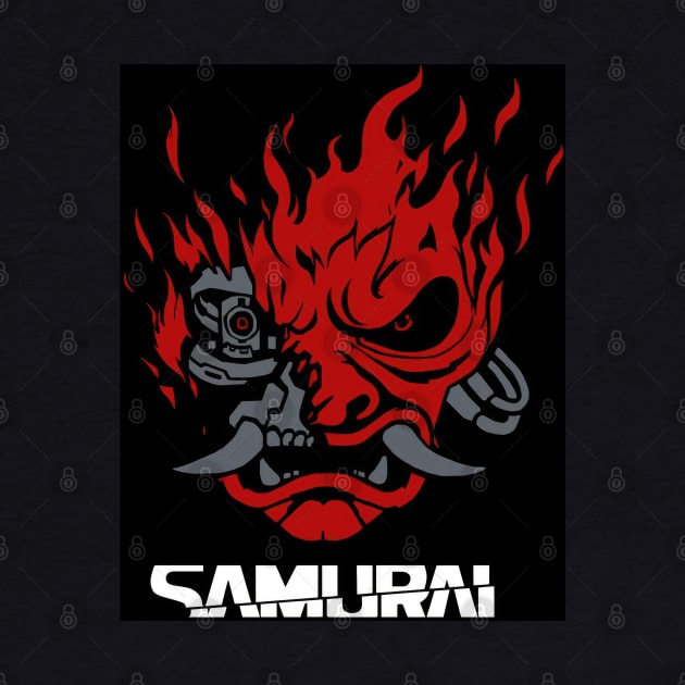 Cyberpunk Samurai Logo by Zalbathira